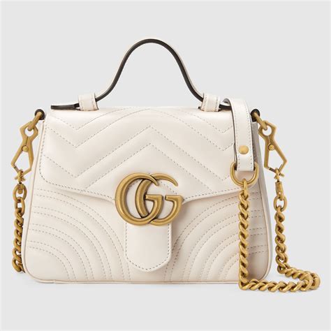 gucci marmont bianca|gg marmont handbags.